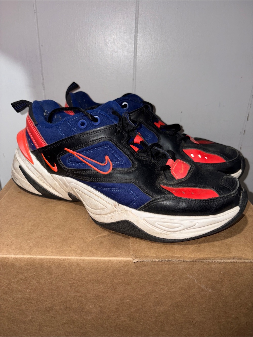 Nike Blue, Black & Red Athletic Sneakers size 10